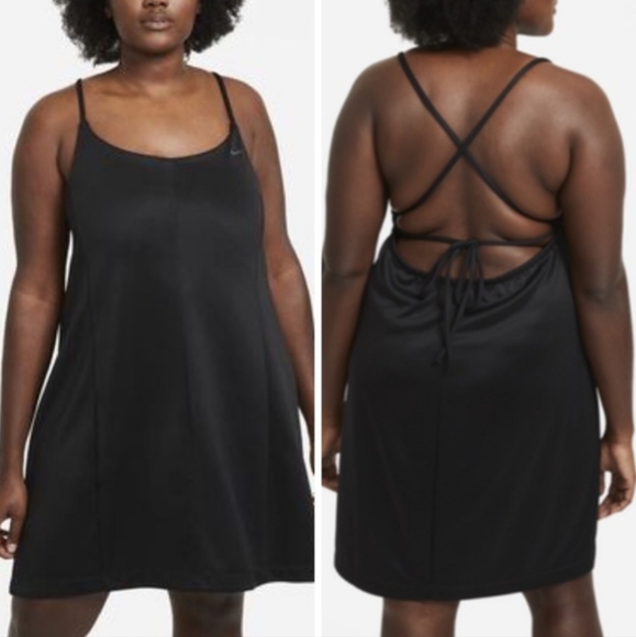 New Nike Sportswear Women's Black Icon Clash   Plus Size Dress Size 1X - Picture 1 of 13